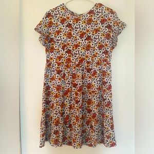 Floral Dress Multicolor 100% Cotton